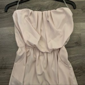 Strapless Dress With Pockets